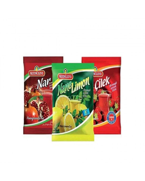 Üstün Çay Paketi - Pomegranate, Nane Limon ve Çilek Aromalı