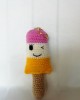 Keychain Amigurumi, Doll for Kids, Amigurumi Doll, Crochet Doll, 100% Organic Syrian Handmade Soft Amigurumi Toy, Amigurumi Sleeping Friend