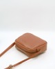 Women's Handbag and Shoulder Bag, Mini Urban Crossbody Bag with Zippered Adjustable Strap, Brown Color