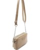 Women's Mink Small Chain Shoulder Bag, Crossbody Bag, Cream Color