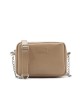 Women's Mink Small Chain Shoulder Bag, Crossbody Bag, Cream Color