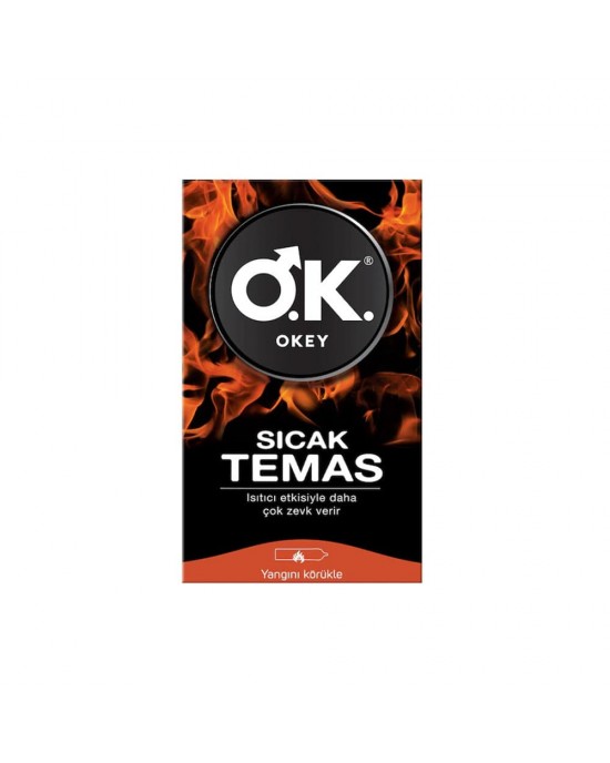 OKEY Sıcak Temas Condoms, Elevate Your Pleasure with Maximum Protection, 10 Pieces