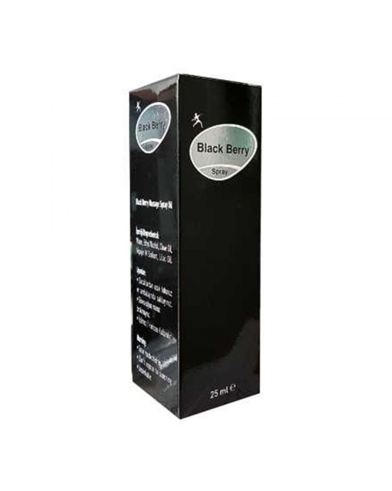 Black Berry Delay Spray 25ml - Solution for Premature Ejaculation, Delay Spray for Lasting Longer, Budget-Friendly Price for Everyday