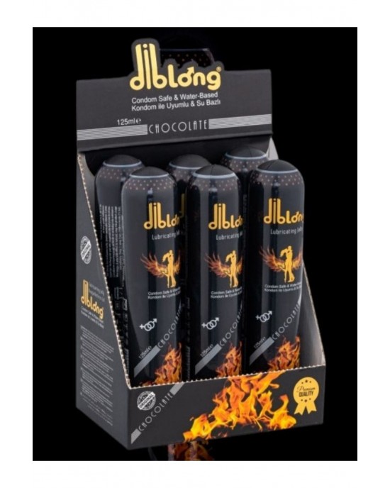 Diblong Jumbo Chocolate Flavored Sexual Lubricant Gel - 125 ml, Health Lubricant, Condom Compatible