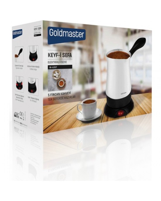 Goldmaster Keyf-I Sefa Inci Beyazı Turkish Coffee Maker, Turkish Coffee Machines, coffe maker,Espresso makers, Best home espresso machine,Small coffee maker