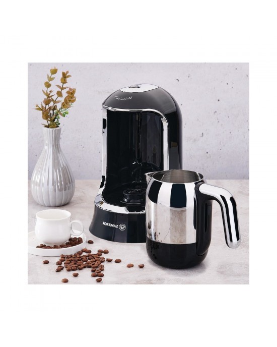 ماكينة Korkmaz A860-07 Kahvekolik, ماكينات قهوة تركية, ماكينة قهوة مع حليب, ماكينة اسبريسو مع الحليب, ماكينة قهوة منزلية, افضل ماكينة قهوة تركية