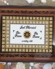 Just Married Tray, Write HIS and HER names with Wedding Date, Wedding Gift, Gift For Him,Gift For Her, Syrian Gift, Mosaic Tray, Resin Tray