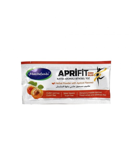 Aprifit Form Plus Herbal Powder - 30 Sachets Promotes Effective Weight Loss, Boosts Metabolism, Apricot Flavor