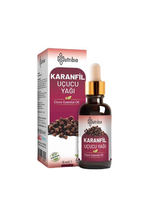 Karanfil Esansiyel Yağı, Aromaterapi, Cilt Bakımı, Ağız Sağlığı ve Diş Ağrısı Giderici, Antimikrobiyal Faydalar, 10 ml