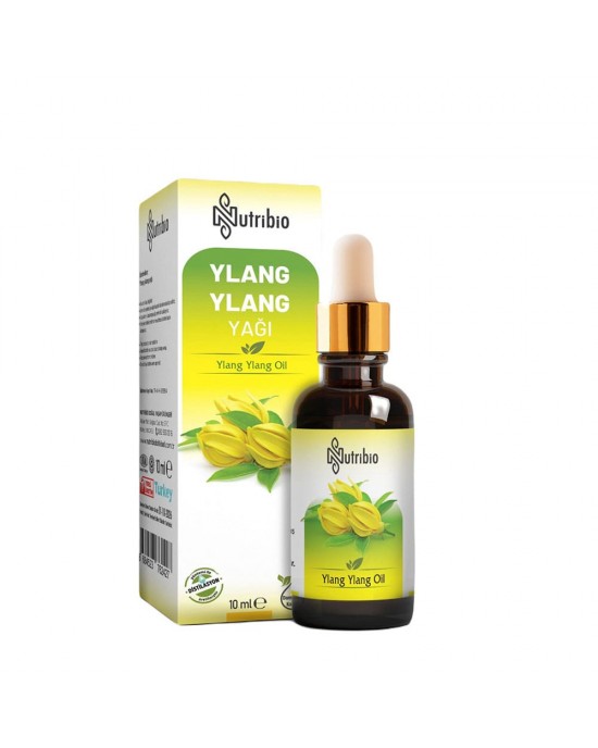 Ylang Ylang Oil, Pure, Organic, Natural, Therapeutic for Skin, Hair, Relaxation and Stress Relief, 10 ml