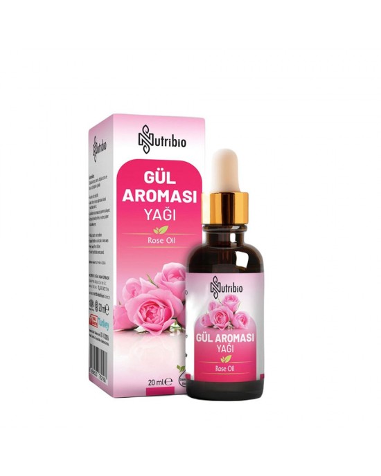 Gül Esansiyel Yağı, Aromaterapi İçin Gül Aroma Yağı ile Alanınızı Canlandırın ve Sakin Bir Atmosfer Yaratın, 20 ml