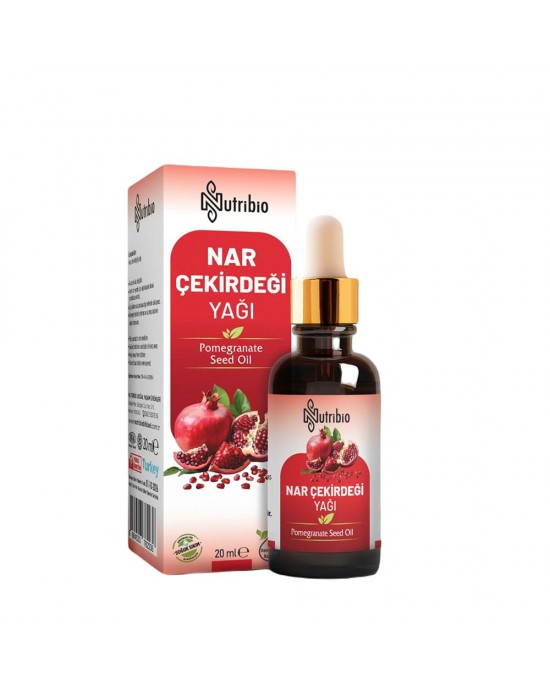 Pomegranate Seed Oil, Cold-Pressed, Organic, Pure Oil for Skin & Hair, Anti-Aging Elixir, 20 ml