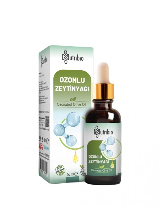 Ozonated Olive Oil, Premium Organic, Cold-Pressed Elixir for Skin and Hair, Rich in Antioxidants, High Nutritional Value, 50 ml 