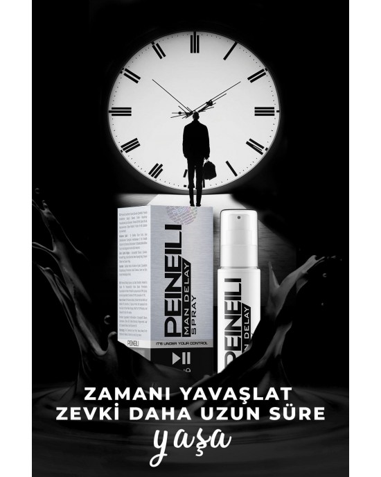 Peineili Erkek Geciktirici Sprey 25 ml - Erken Boşalma Kontrolü ve Performans Arttırıcı, Made in Turkey