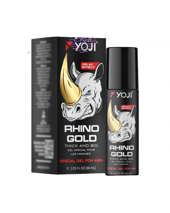 Rhino Gold Jel Özel Erkekler için 60 ML, Penis Büyütücü, Kalınlaştırıcı, Uzatıcı 