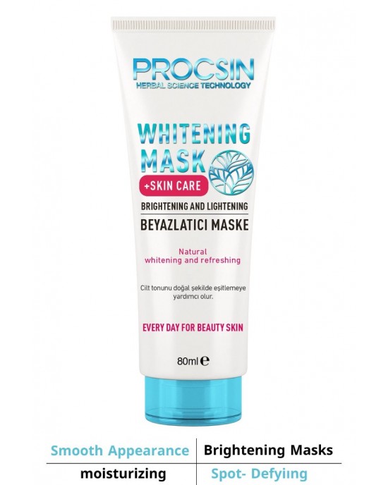 PROCSIN Whitening Mask: Whitening and Refreshing Formula for Bright, Hydrated Skin