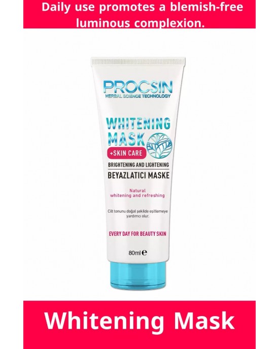 PROCSIN Whitening Mask: Whitening and Refreshing Formula for Bright, Hydrated Skin