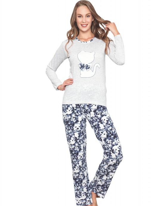 Elevate Your Comfort, Two-Piece Turkish Women's Pajamas Set at Style Turk