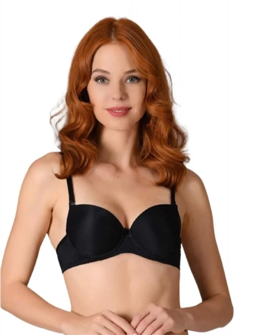 Women's Strapless Bra with Convertible Straps Padded Multiway Bra