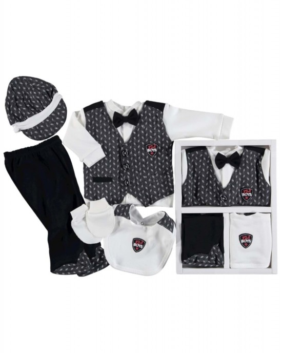 Turkish Baby Clothes Set – 5-Piece 100% Cotton Newborn Clothing Set for Boys and Girls