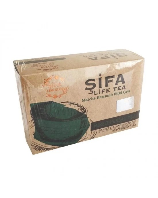 Shifa Matcha Tea: Organic Slimming Blend - 30 Bags (150g) - Boost Metabolism and Lose Weight Naturally