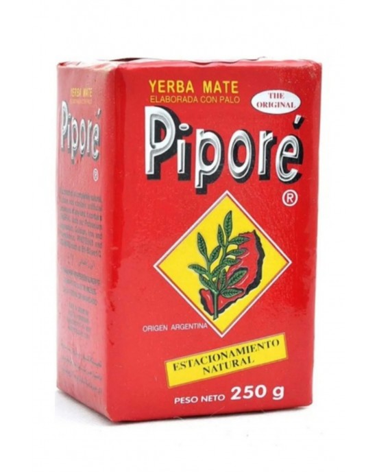 Pipore Yerba Mate Tea 250g, Original Organic Blend for Natural Energy and Wellness