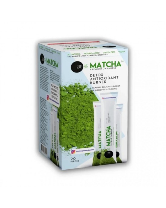 Premium Çilek Aromalı Matcha: Yeşil Çayın Gücü ve Sağlık Faydaları, 20 Poşet