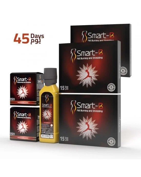 Smart B Slimming Set, 45 Days Agenda, Slimming Oil, Fat Burning Paste and Shredding Tea