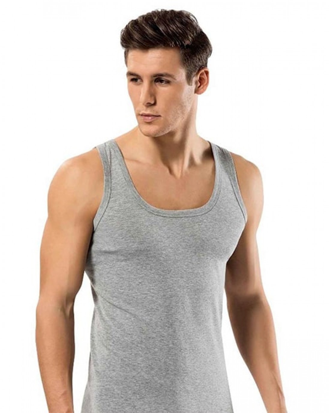 Style Turk, Men's Sleeveless Underwear, Men's Underwear, Grey Color