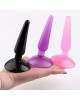  Silicone Butt Plug with Suction Cup, Premium Anal Butt Plug Silicone for Sensory Pleasure, Anal Sensory Toys, 10.5 cm