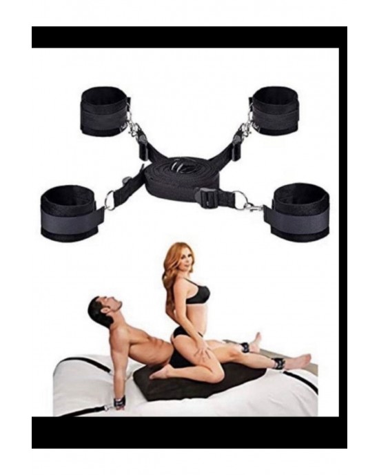 Bed Bondage Handcuffs for Exciting Moments, Fantasy Series Adjustable Bed Handcuffs Set