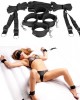 Unlock Passion, Fantasy Series Adjustable Bed Handcuffs Set - Complete 9 Piece Set and 1 Mask