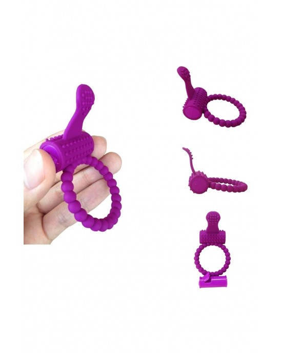 Enhance Intimacy with Rings Clitoral Stimulator, Vibrating Cock Ring, Penis Vibrator, Delay Ejaculation Rings, Sex Toys for Men and Couples 