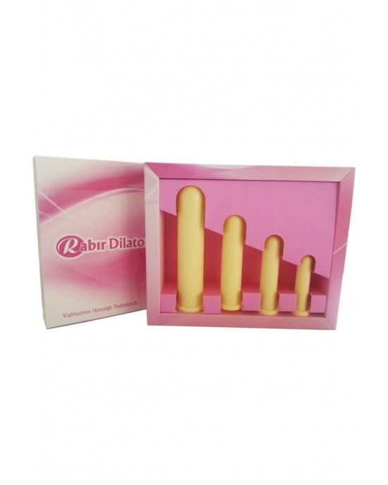 Rabır Dilator Vaginal Set, Medically Safe Solution for Vaginismus Treatment, It comes in 4 Different Sizes
