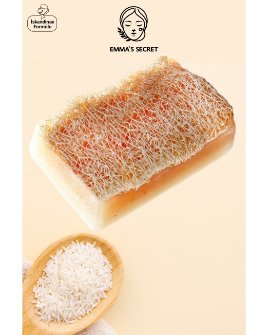 صابون الأرز الطبيعي بألياف اليقطين العضوية تجربة فريدة للعناية بالبشرة, صيغة اسكندنافية أصيلة, 3×125 غ