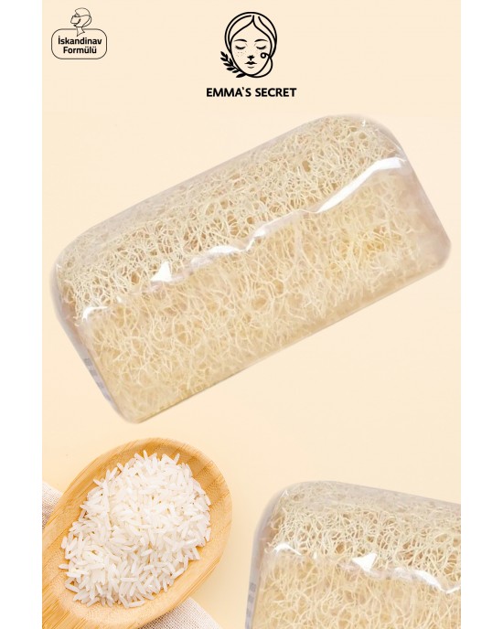Natural Rice Soap with Pumpkin Fiber, Unique Skincare Experience, Scandinavian Skincare Formula , 3×125 gr