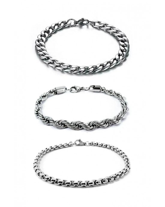 Complete 10-Piece Jewelry Set: 6 Bracelets, 3 Necklaces, 1 Surprise Bracelet
