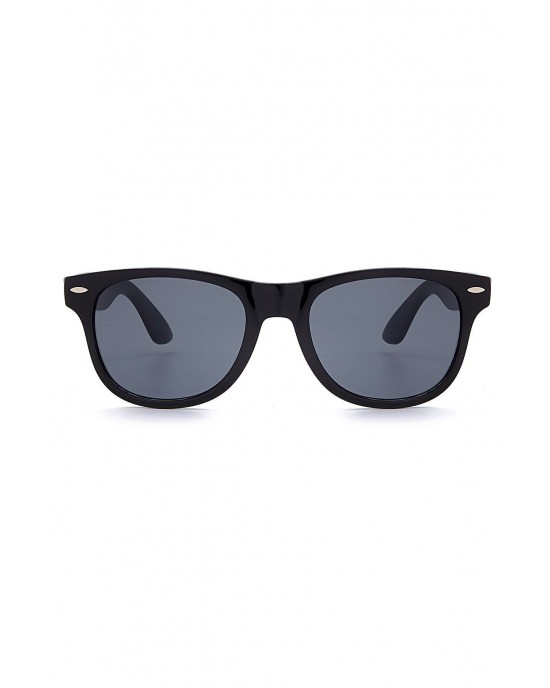 Modalucci Unisex Sunglasses, Fashionable, Stylish, Durable, Affordable UV Protection Eyewear, Elegant Design in All Black