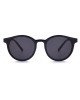 Modalucci Unisex Sunglasses, Fashionable, Stylish, Durable, Affordable UV Protection Eyewear, Black Color, Semi-Circular Design