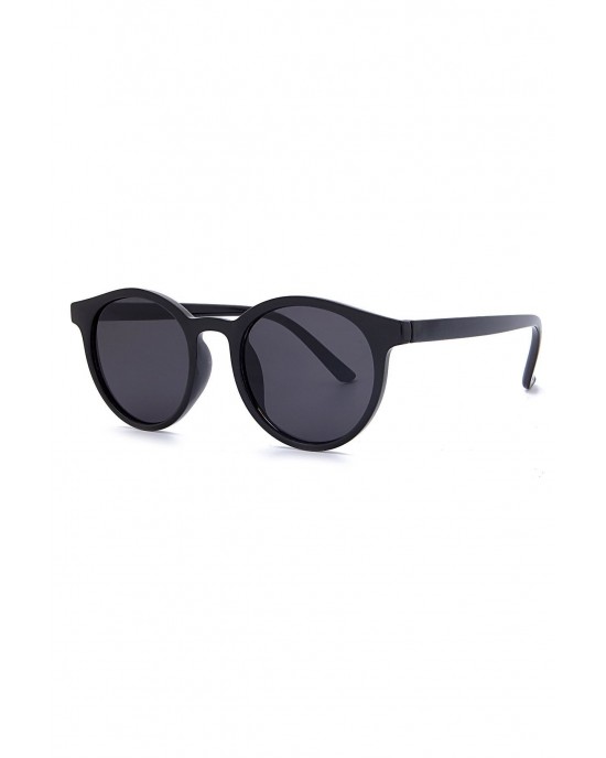 Modalucci Unisex Sunglasses, Fashionable, Stylish, Durable, Affordable UV Protection Eyewear, Black Color, Semi-Circular Design