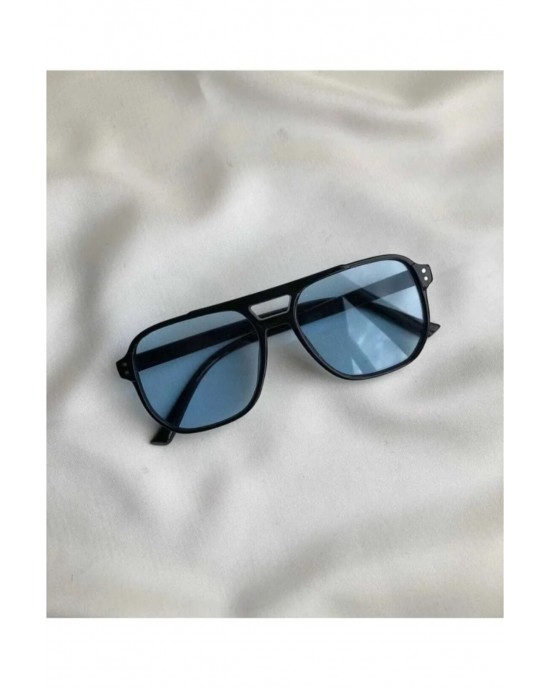 Modalucci Unisex Sunglasses, New Season Sunglasses, Fashionable, Stylish, Durable, Affordable UV Protection Eyewear, Blue Lenses