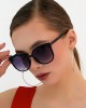 Eleta Black Women’s Sunglasses, UV 400 Protection, Lightweight Frame, Gradient Lenses, Stylish Oval Shape