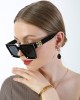 Gold Black Sunglasses for Women, Stylish, Polarized UV Protection Eyewear