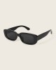 Unisex Sunglasses, Classic Rectangular Shape Black, Fashionable, Stylish, Durable, UV Protection Eyewear