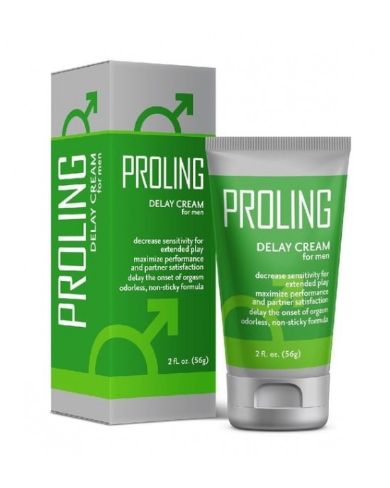 PROLING DELAY CREAM for Men – Prolong Your Pleasure and Boost Performance, 56g/2oz