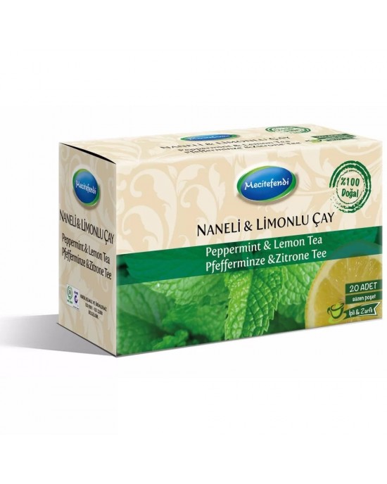 Nane ve Limon çayı, Türkiye'de popüler çay, 20 Çay Poşeti