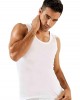 Tutku Men's Sleeveless Underwear Set, Men's Underwear, 100% Cotton, White Color, 6 Pieces