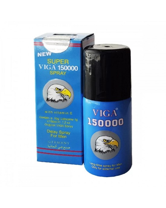  Super Viga 150000 Delay Spray For Men - Last Longer, Enhance Performance, 45 ml