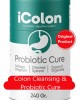 اي قولون بروبويتيك icolon Probiotic Cure، علاج عشبي للامعاء، 1 مليار بكتيريا نافعة، اسرع علاج للقولون والانتفاخ والاضطرابات الهضمية، تخسيس 7-12 كغ في اسبوع واحد، طريقة فقدان الوزن الصحية الثورية - 240 غرام.
