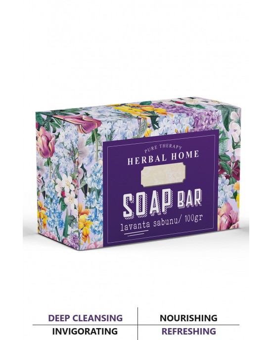 PROCSIN Herbal Home Lavender Soap 100 GR: The Essence of Turkish Beauty and Freshness